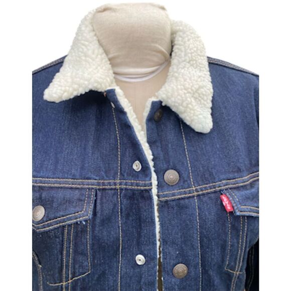 Levis Type III Sherpa Trucker Jacket Sz. S Metal Buttons Iconic - Picture 5 of 16